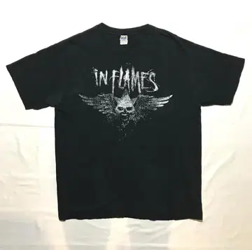 IN FLAMES 2008 투어 T셔츠 XL 프레임 metal