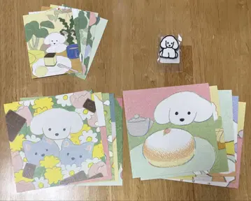 테라오카 나츠미 엽서, 핀 배지 4개 세트