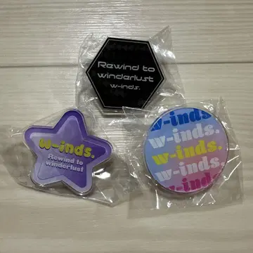 w-inds. Rewind to winderlust 가챠 아크릴 배지