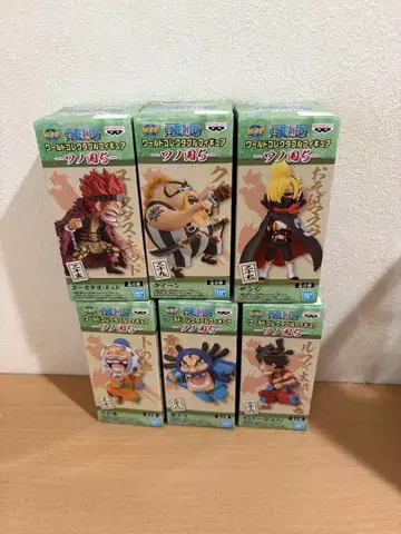 원피스 월드 컬렉터블 피규어 와노쿠니 5 전 6종