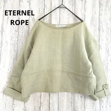 ETERNEL ROPE 린넨 린넨 100% 티셔츠 [ M ] 보트넥