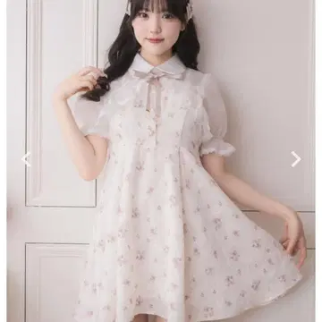 시어 볼레로풍 플라워 원피스