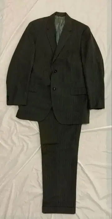 그레이 스트라이프 캐주얼 수트 미국제 70년대 빈티지 레어