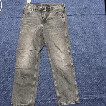 그레이 스트레이트 데님 28 L32