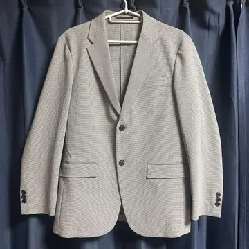 하운드투스 체크 패턴 테일러드 자켓