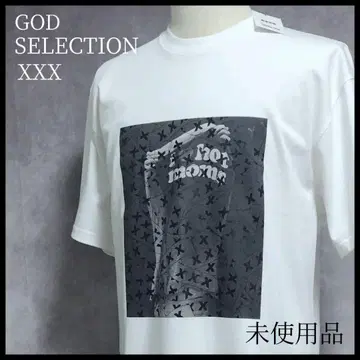 미사용품 GOD SELECTION XXX 티셔츠 XL 사이즈 사진 화이트