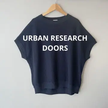 URBAN RESEARCH DOORS 턱 플라이스 프렌치 T셔츠