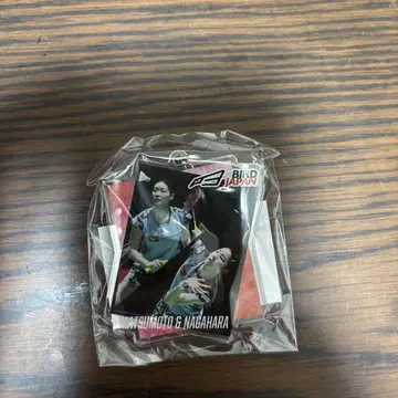 배드민턴 일본 대표 아크릴 키링 나가마츠 페어