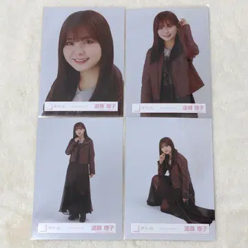 사쿠라자카46 엔도 리코 브로마이드 가죽 자켓 코디 컴프