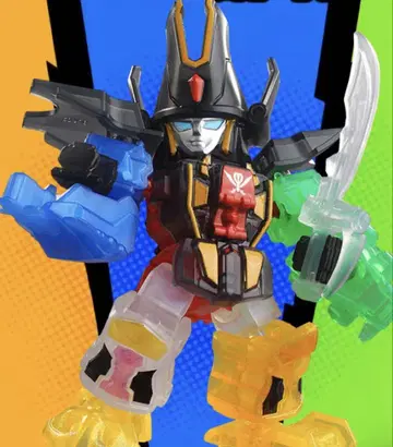 미조립 Blokees 추첨 한정판 초레어 고카이오 클리어ver