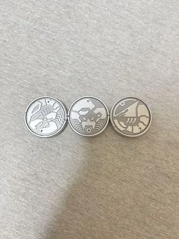 csm 새우 게 전갈 셀 메달 세트