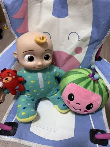 코코멜론 JJ 봉제 인형 인형과 수박 음악 있음