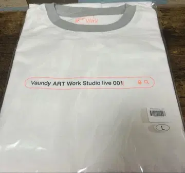 Vaundy 프리미엄 라이브 하우스 한정판 굿즈 T셔츠 L 사이즈