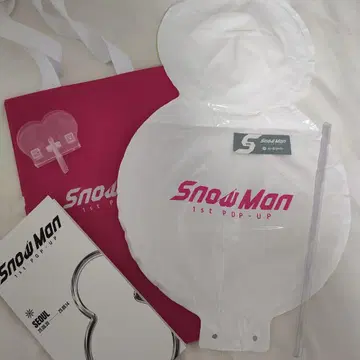 Snow Man 1st POPUP 한국 서울 입장자 혜택 4세트