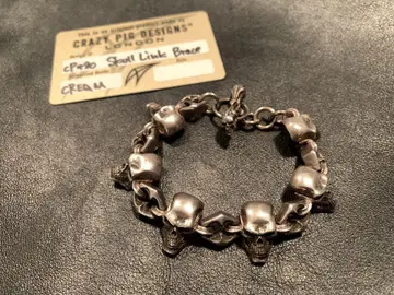 CRAZY PIG SKULL LINK BRACELET 크레이지 피그
