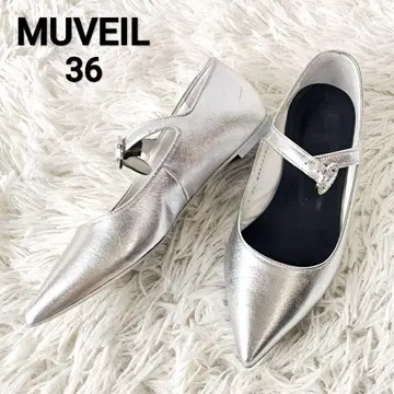 MUVEIL 뮬베일 플랫 펌프스 멜리 제인 실버