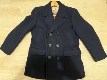 BARACUTA 바라쿠타 P 코트 사이즈 97cm/38 네이비 울