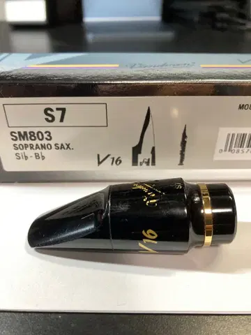 V16 SM803 소프라노 색소폰 마우스피스 S7
