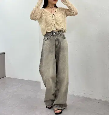 오버 다이 와이드 데님