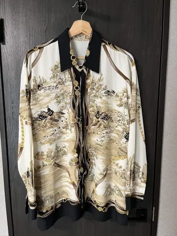 최종 가격 인하 [레어] [새상품급] 이탈리아 실크 터치 긴팔 셔츠