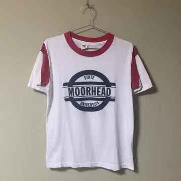 80s MOORHEAD STATE UNIVERSITY Ringer Tee