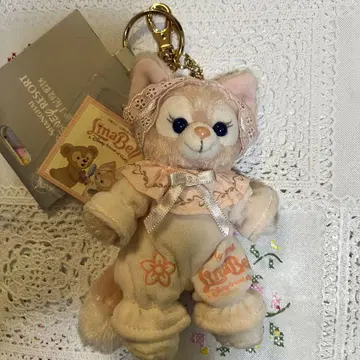 상하이 디즈니 리나벨 봉제 인형 키링 파자마