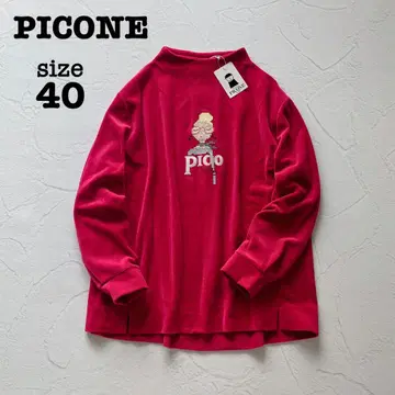 새상품 PICONE 피코네 벨로아 하이넥 풀오버