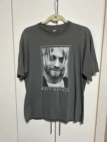 레어 2002 Kurt Cobain End Of Music 티셔츠 추모