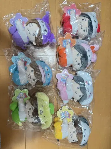 나니와단시 & 산리오 봉제 인형 7개 세트