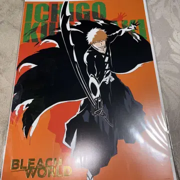 BLEACH WORLD 미니게임 B상 A3 포스터 쿠로사키 이치고