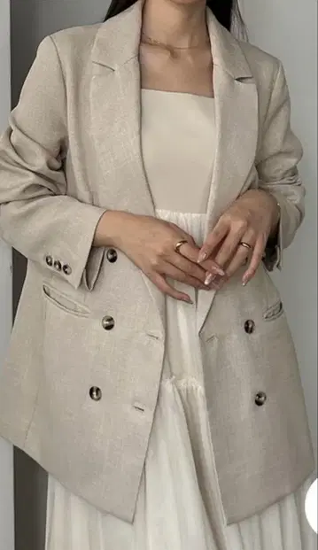 Louere 루엘레 린넨 라이크 셔츠 자켓 S 사이즈
