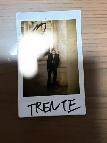 초특급 슈야 TRENTE 사인 폴라로이드