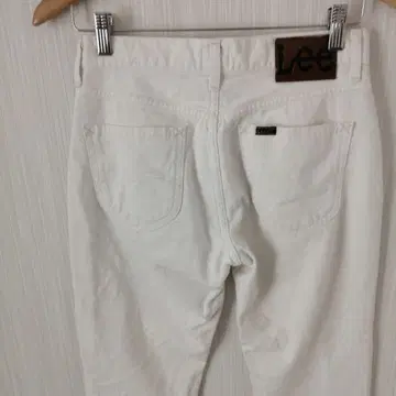 리 사만다 모스모스 블루 데님 팬츠 화이트