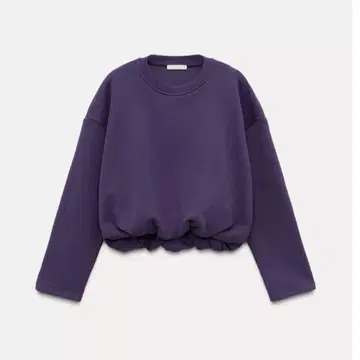 [ ZARA 미사용 M ] 크롭 기장 스웨트 셔츠 가격 인하 불가