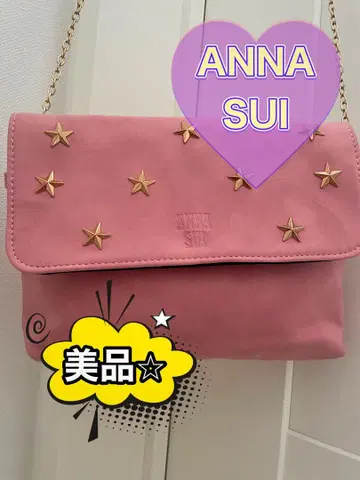 새상품급 ANNA SUI 안나수이 미니 숄더백 핑크