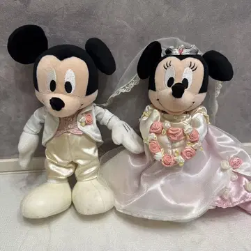 미키 & 미니 웨딩 인형 봉제 인형