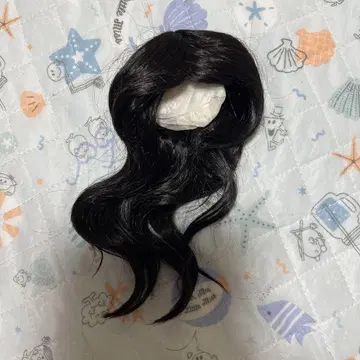 9인치 가발 달님 가발 블랙 헤어