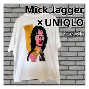 믹 재거 x 앤디 워홀 x 유니클로 UT 반팔 T셔츠