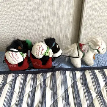 90년대 경마 슈퍼 호스 크리스마스 판타지 봉제 인형 3개 세트