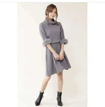 JILLSTUART 퍼 원피스