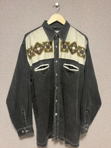 티롤리안 셔츠 티롤리안 셔츠 구제 의류 빈티지 90s 80s 디자인