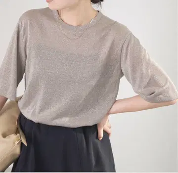 IENA 라메 셔츠