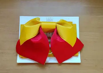 일본제 오비 (빨간색/산황색) B급