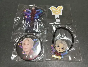 FANTASTICS 야기 유세이 캔뱃지 크리처 머리끈 폰탭