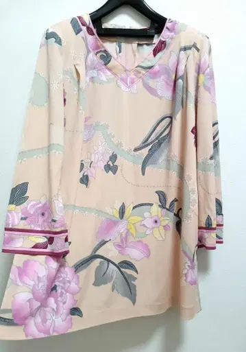 새상품급 튜닉 칸칸 소재 38