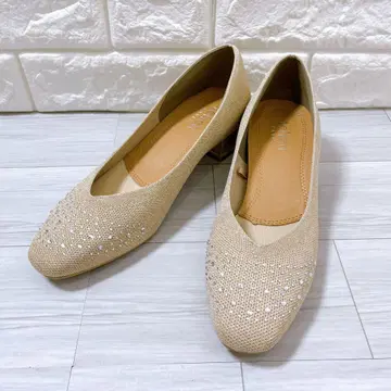 컨디션 최상 tehen paris 비쥬 펌프스 24.0cm V컷