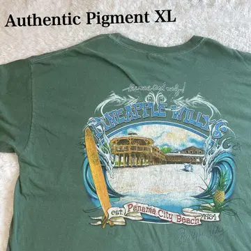 Authentic Pigment XL 그린 티셔츠 panama city