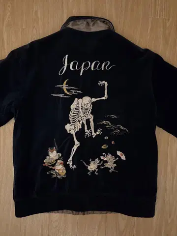 Japan 해골 자수 라디얼 radiall 수베니어 자켓