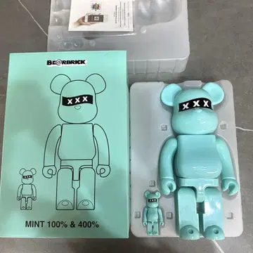 BE@RBRICK 민트 GOD SELECTION 100% & 400%