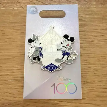 [ 새상품 ] 디즈니 100주년 애너하임 미키 미니 핀 배지